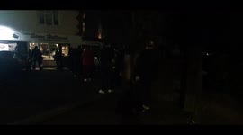 Long queue for a booster jab in Luton