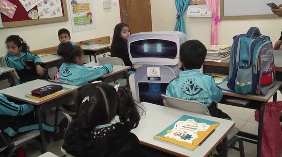 Gaza Strip school develops interactive education robot