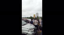Indonesia: People Evacuate From Buildings After Powerful Earthquake