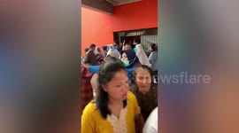 Locals flee hospital for safety as magnitude 7.6 earthquake strikes Indonesia