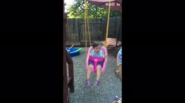 'Boy walking behind a swing gets wiped out by it *Try Not to Laugh*'