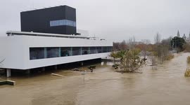 Heavy rains from Storm Barra cause flooding in northeastern Spanish city