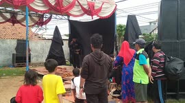 Awarding of Contemporary theater artists in Jakarta, Indonesia