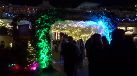 Magic sparkle of Covent Garden Christmas Village attracts crowds of visitors on Friday night