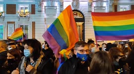 Demonstration  in Madrid against the Vox Equality Law on 15th December, 2021. In the absence of a vote tomorrow, the consideration in the Regional Assembly of the Comprehensive Law on Equality and Non-Discrimination.