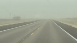 US: Powerful Wind Storm Hits Kansas Causing Low Visibility