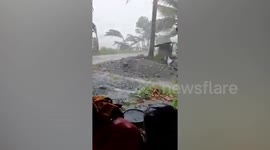 Super typhoon Rai destroys home as it approaches southern Philippines