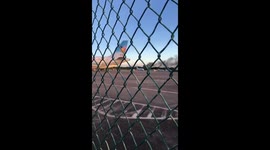 Smoke rises from Flow La Movie deadly plane crash in Dominican Republic