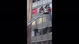 Firefighters rescue woman as 27 feared dead after fire breaks out in Osaka