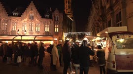 Winterglow, the Magical Bruges at Christmas, boosted by light experience trail in city centre