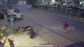 Caught on cam: Mobile snatchers drag victim on road in Delhi