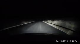 Near death car overtaking experience where the overtaking car almost killed themselves and the guys in the other lane