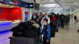 Huge queues take over London Stansted security ahead of Christmas