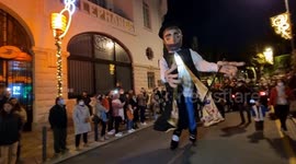 Despite omicron surge, French city go all out with their Christmas celebrations