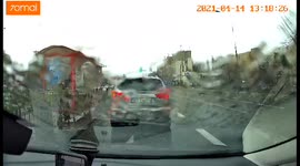 Impatient driver cause accident Warsaw Pol.and in April that was recorded from car dash cam behind me by the driver
