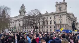 UK: New Protest Against Corona Measures In Central London 2