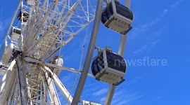 Go around in the Cape Wheel at the V&A Waterfront in Cape Town