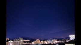 Geminid Meteor Shower 4K Time Lapse from Pennsylvania, Dec 14, 2021