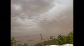 Massive dust storm sweeps across Queensland, Australia