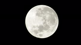 A Time Lapse of the Moon, Sped up by 20 Times (x20) Taken in Sorocaba, Brazil