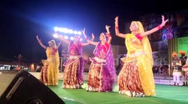 Folk dance of Haryana in Prayagraj, Uttar Pradesh, India