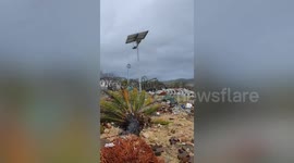 Tourist attraction destroyed as super typhoon Rai smashes the Philippines