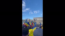 Romania: Thousands Join Protest Against Workplace COVID Pass In Bucharest