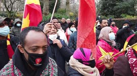 Protest against Turkey - Stop enabling Tigray Genocide, London, UK
