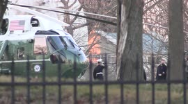 Kamala Harris and husband board Marine Two helicopter