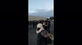 Canada: People Line Up Outside Ontario Shopping Mall For Rapid COVID Test Kits