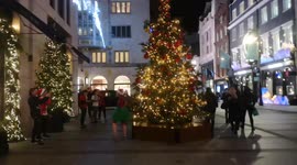 Christmas Lights In Bond Street