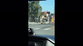 Car flipped broken electric pole leaving businesses without electricity