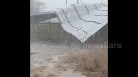 Unreal hailstorm slams South Africa