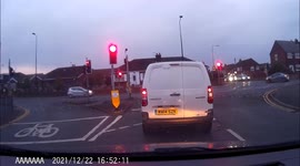 Accident due to driver turning right across oncoming traffic