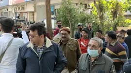 Panic ensues amongst locals as leopard strays into central Indian city