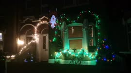 Fun Christmas Lights In Front Gardens