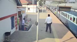 Women constables save man being dragged by moving train in eastern India