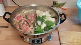 Homemade Chinese hotpot