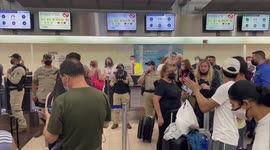 Passengers in Costa Rica stuck at airport
