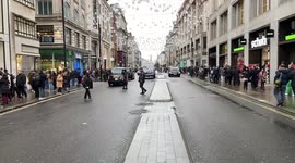 Busy Oxford Street on Boxing Day, London, UK 26 December 2021