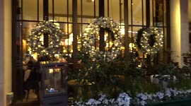 Christmas sparkle of The Ivy Kensington Brasserie on Boxing Day - London