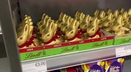 EASTER eggs go on sale at UK supermarkets during Christmas