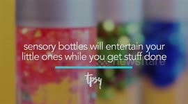 Calming sensory bottles are great way for kids to relax