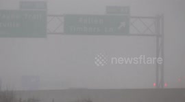 Pea-soup fog makes driving in Ohio hazardous