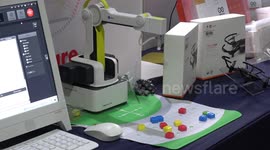 Robots and remote-controlled inventions displayed at Thailand science fair