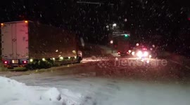 Record-breaking snowstorm slams Japan