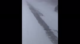 US: Winter Storm Creates Blizzard Conditions In East-Central California 2