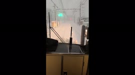 Japan: Record Snowfall Disrupts Railway Traffic In Western Japan 2