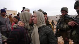 Israeli soldiers demolish home owned by Palestinians in Jerusalem