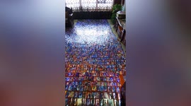 Grandparents lay out 6,000 superhero cards all over house to find grandson’s favourite